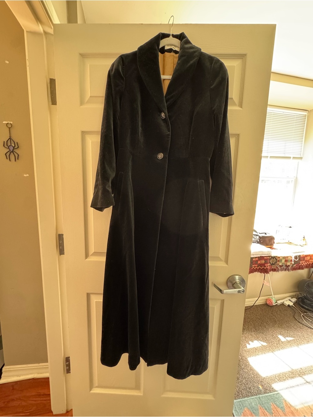 Vintage Selfridges & Co x Admyra Black Long Over Coat